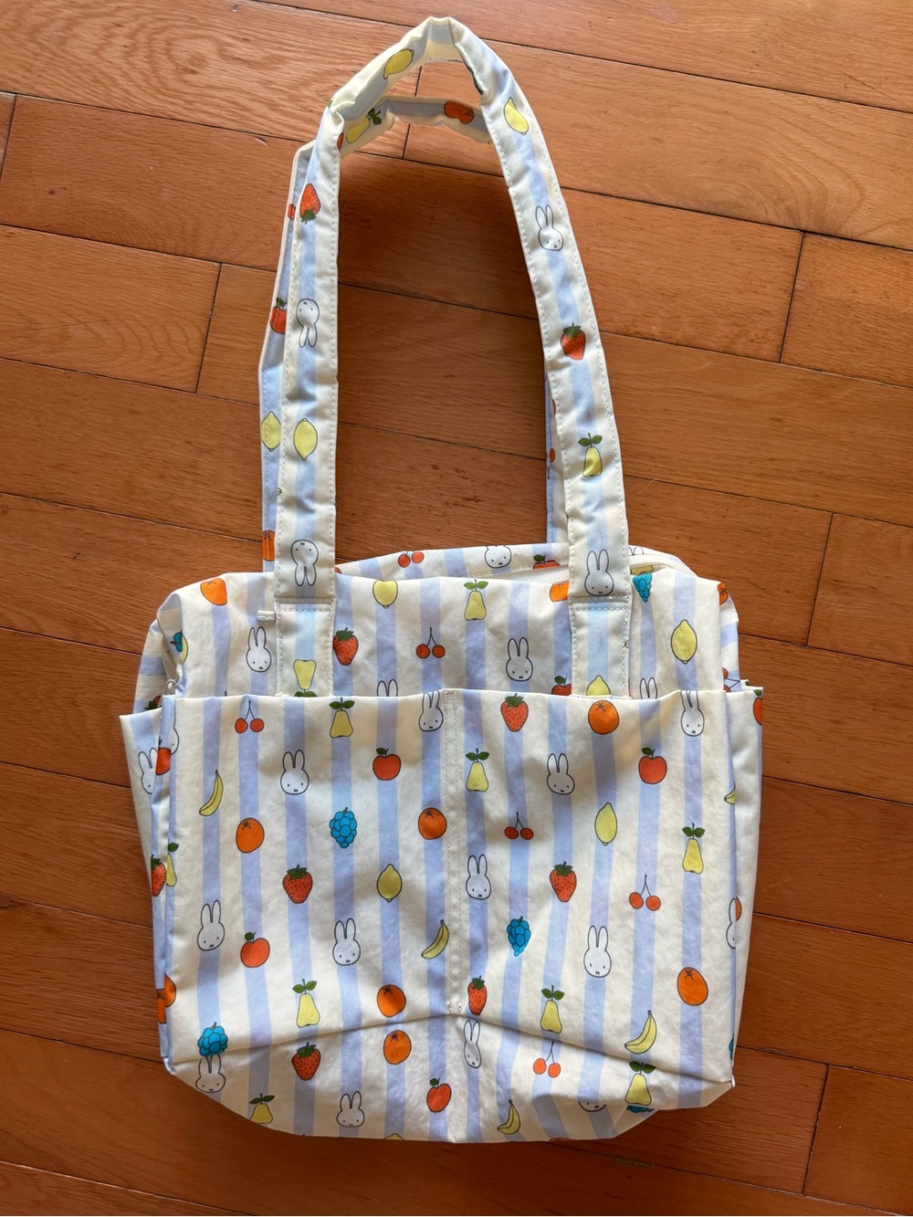 BAGGU Everyday Cloud Bag - Picnic Stripes Miffy - UO Exclusive NEW WITH TAG
